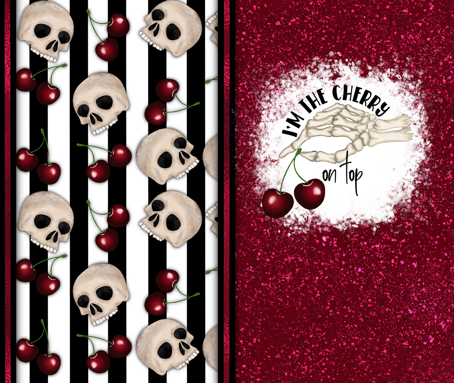 skull design tumblers 20oz