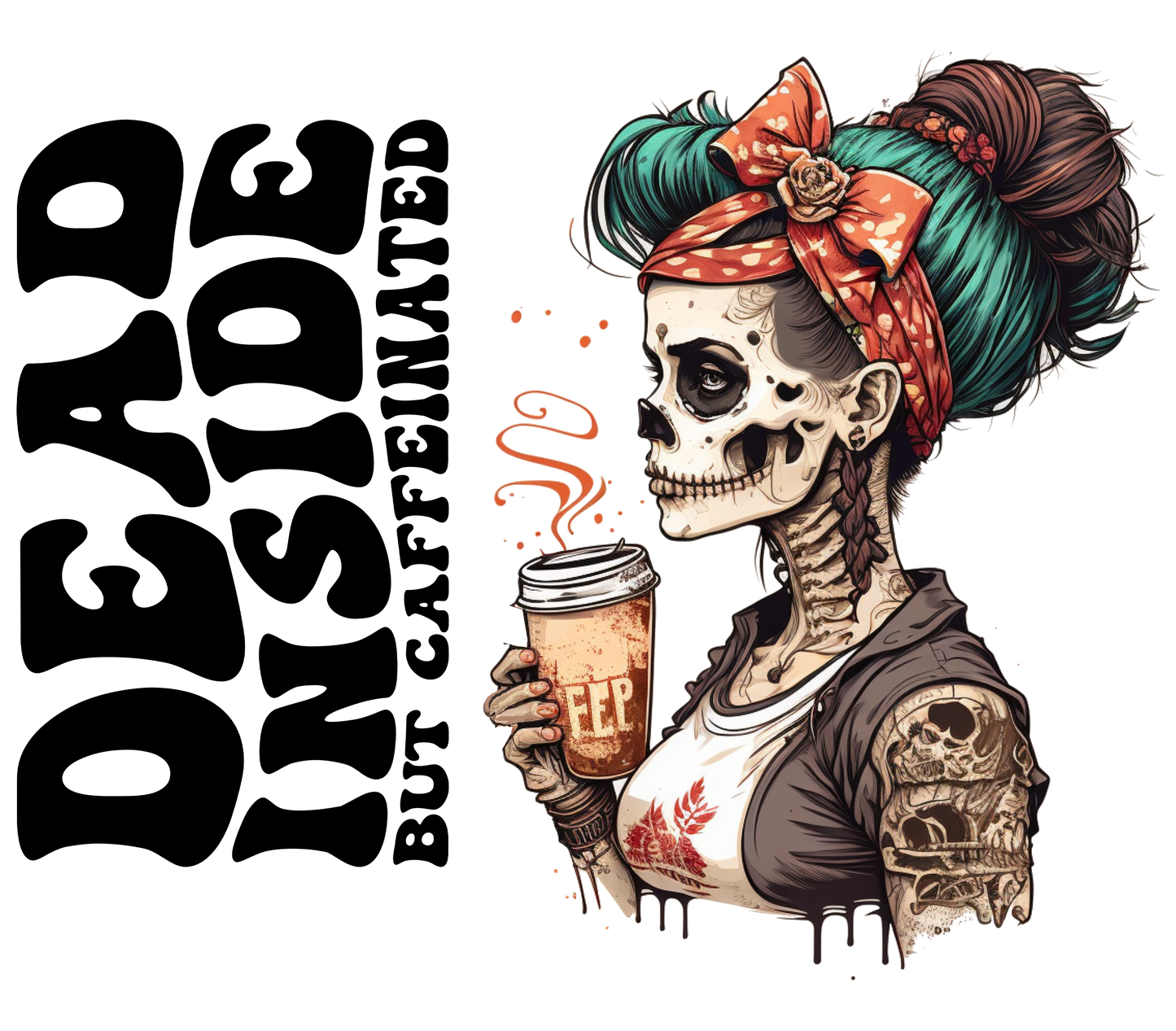 skull design tumblers 20oz