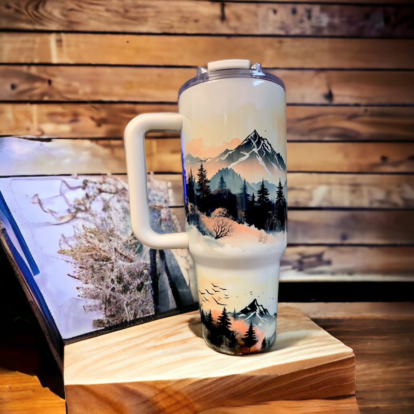 Custom 40oz handle tumblers