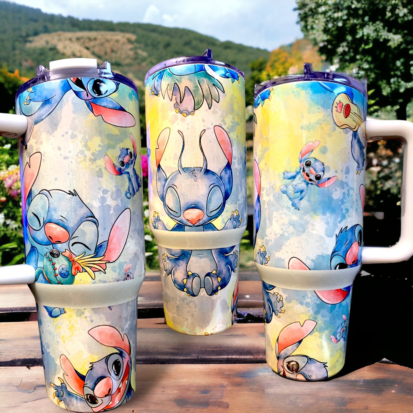 Custom 40oz handle tumblers
