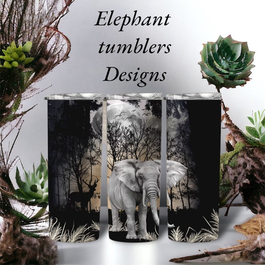 Elephant tumblers (20oz)
