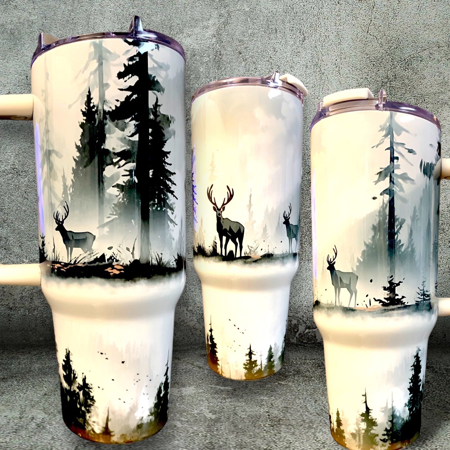 Custom 40oz handle tumblers