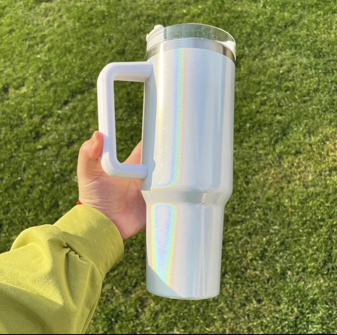 Custom 40oz handle tumblers